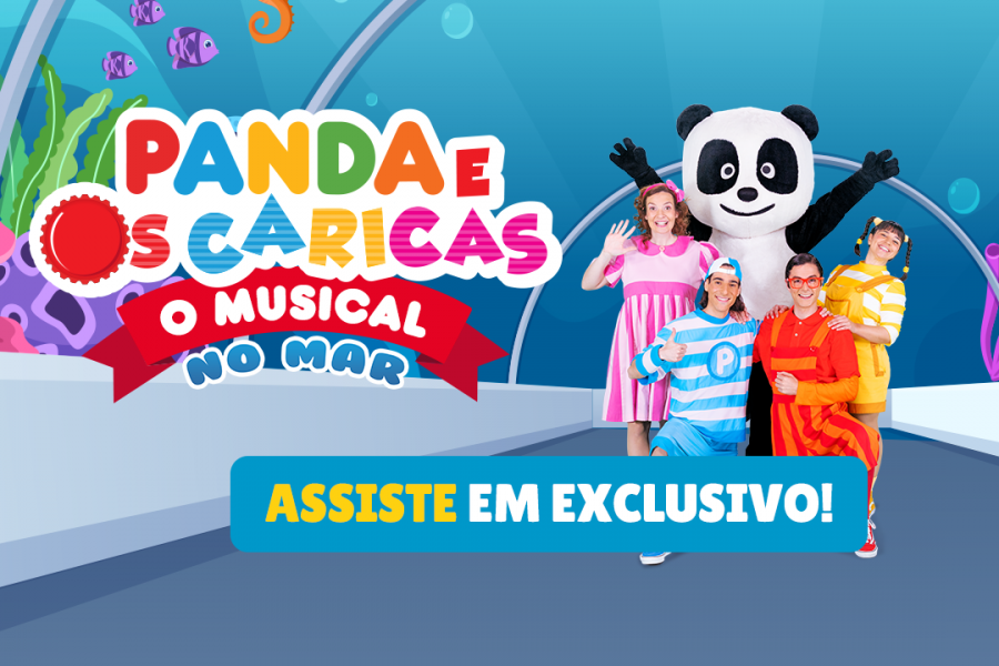 MUSICAL “PANDA E OS CARICAS NO MAR”  CHEGA EM EXCLUSIVO AO PANDA PLUS