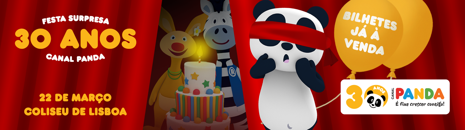 CANAL PANDA COMEMORA 30º ANIVERSÁRIO COM ESPETÁCULO MEMORÁVEL