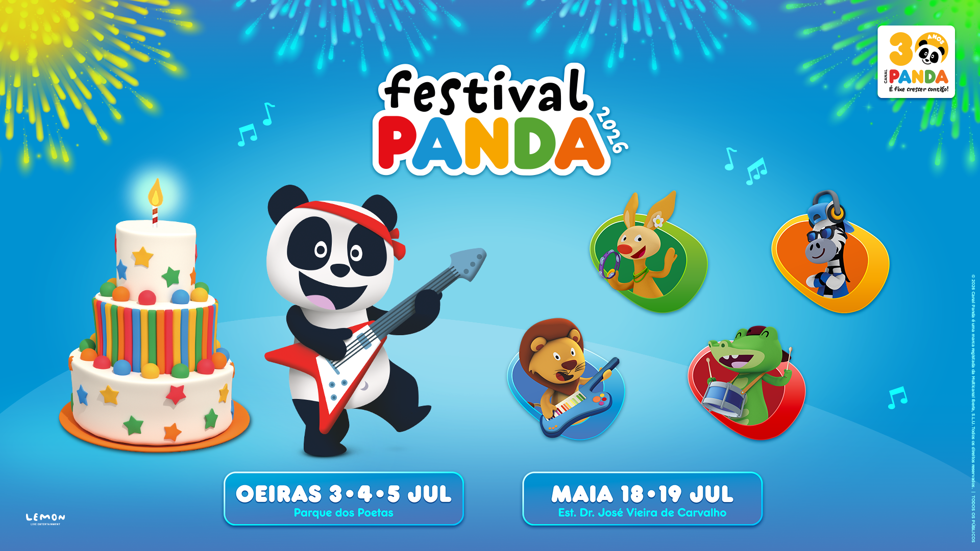 FESTIVAL PANDA: 30 ANOS – O PRESENTE MÁGICO” CELEBRA TRÊS DÉCADAS DE HISTÓRIAS INESQUECÍVEIS